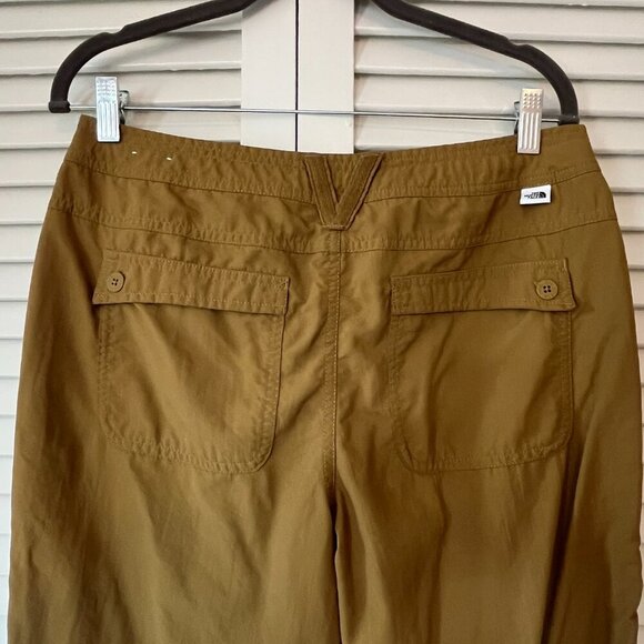 The North Face women's pants 8 nylon tan hiking gorpcore - Picture 9 of 13
